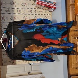 NWT Violet Ruby Ladies Size Small Sheer Top